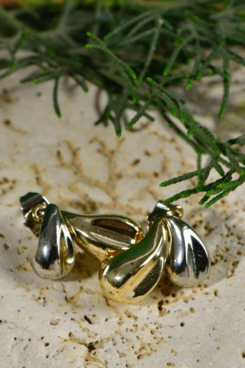Double drop gold and silver