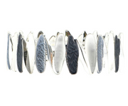 Pulsera óvalos lisos