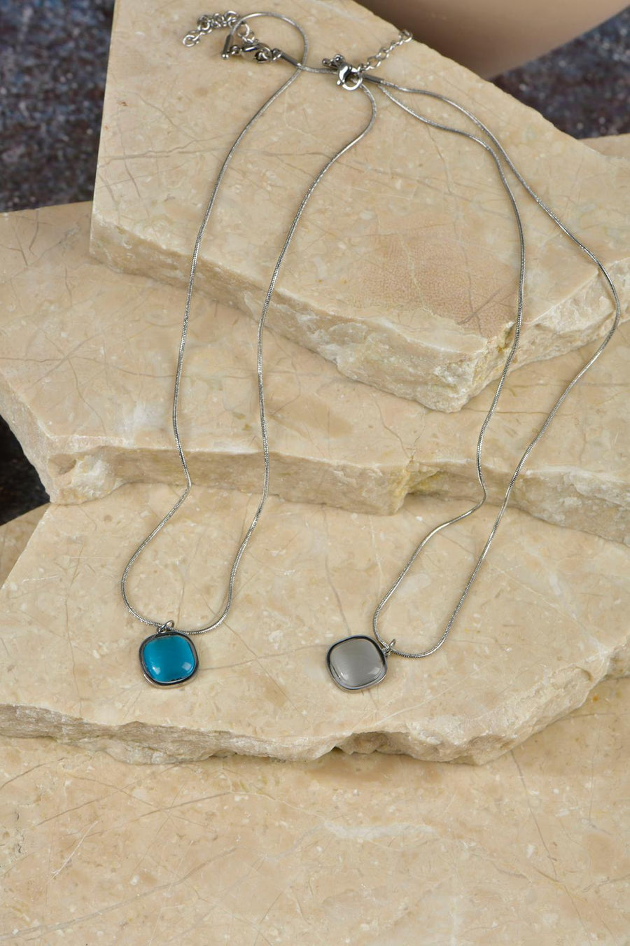 Blue Stone Necklace