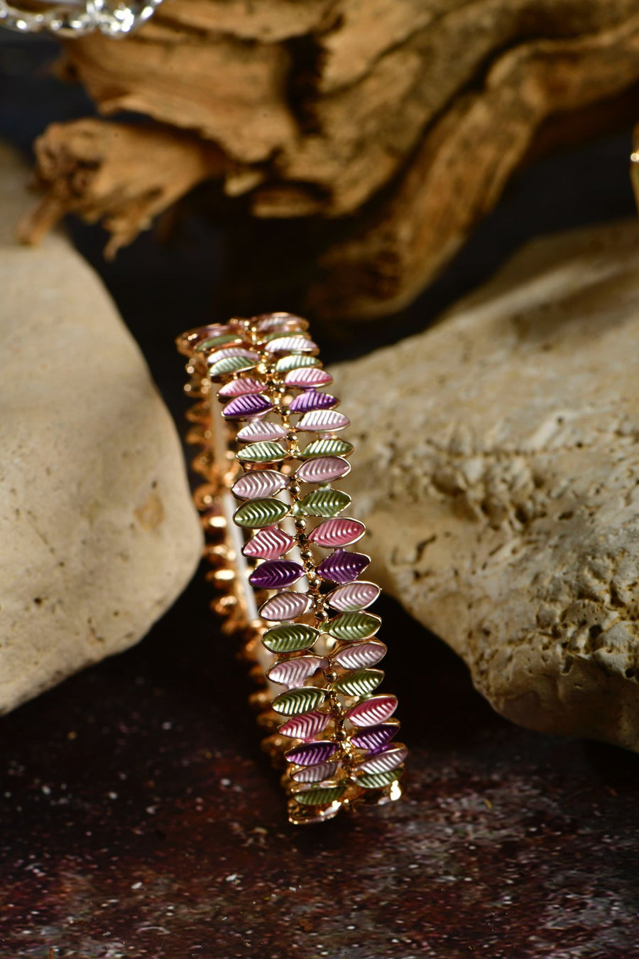 Pastel Leaf Bracelet