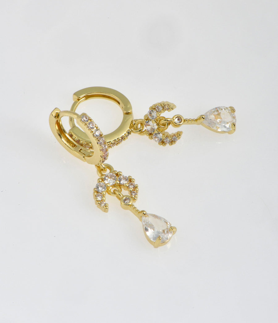 Golden shiny pendants