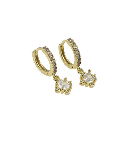 Princess Sparkly Dangling Hoops