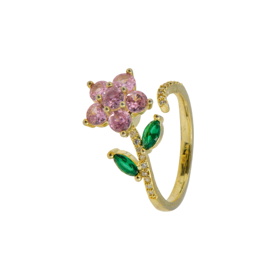 Pink Flower Ring