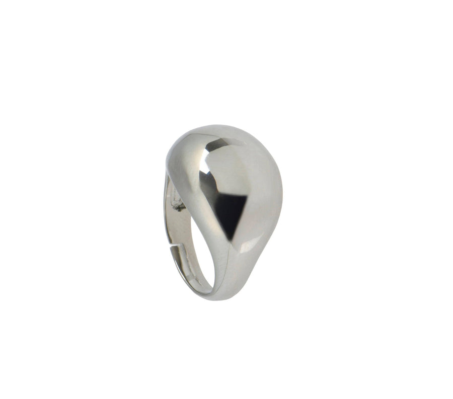 Silver Drop Ring
