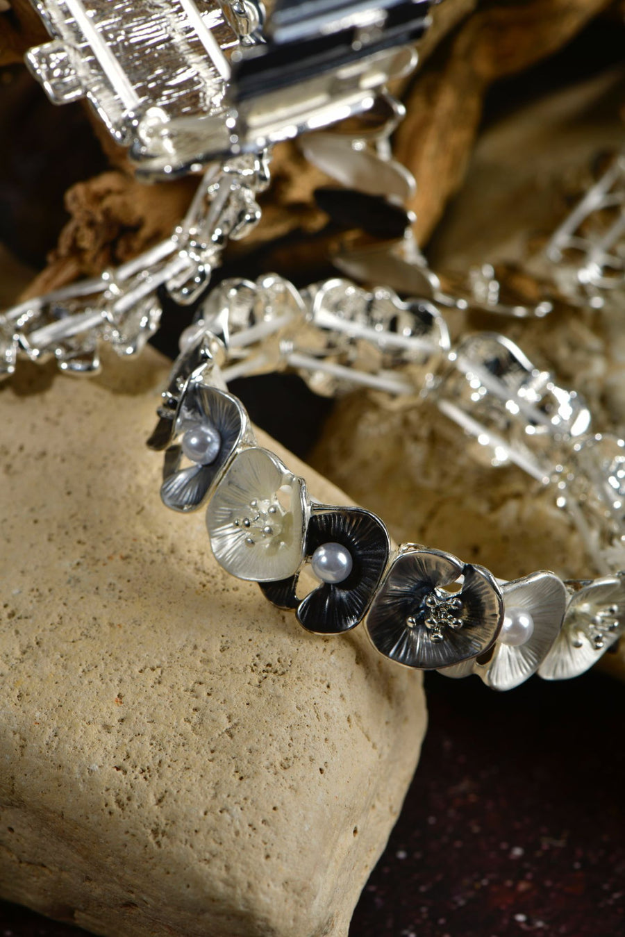 Silver Flora Bracelet