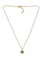 Black Eye Gold Necklace
