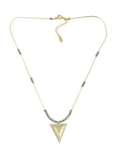 Golden Triangle Necklace