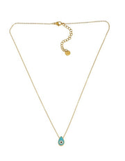 Blue Eye Drop Necklace