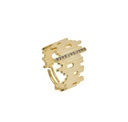 Bar Ring with Zirconia