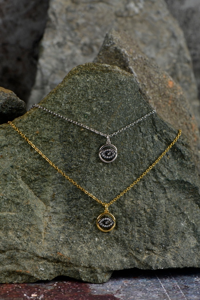 Silver Eye Neclace 