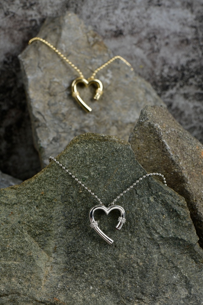 Open Heart Necklace 