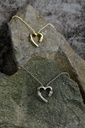 Open Heart Necklace 