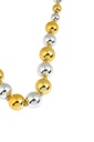 Gold and Silver Spheres Necklace