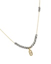 Gold and Silver Necklace  with Pendant
