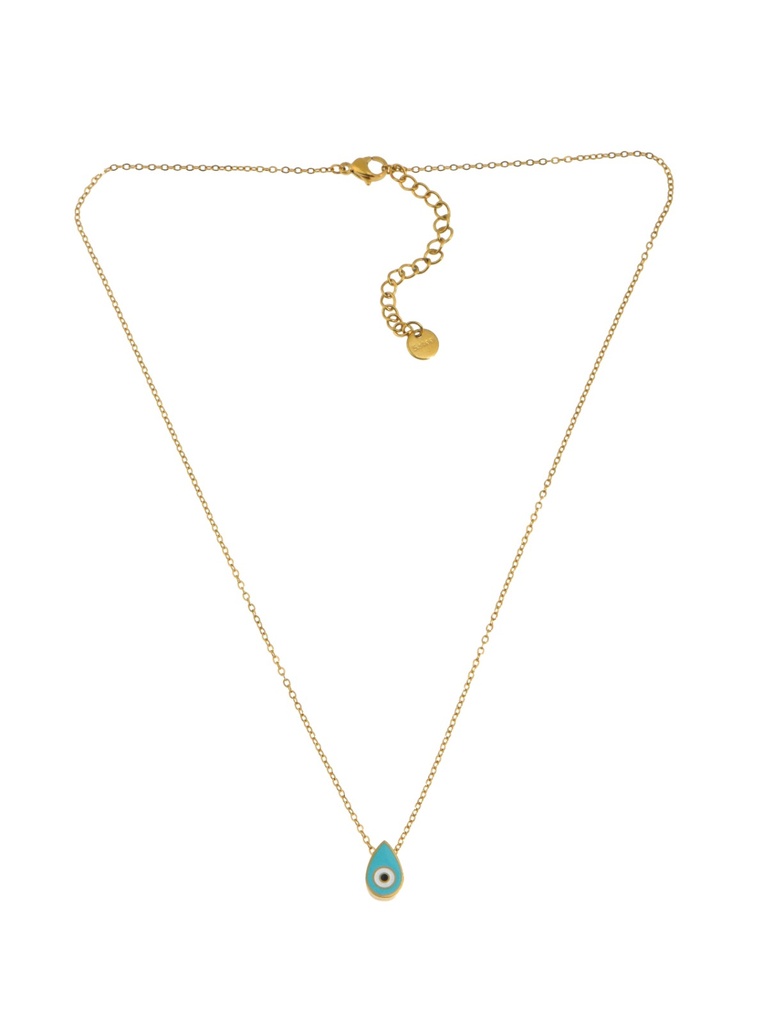 Blue Eye Drop Necklace