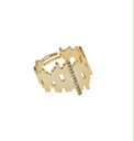 Bar Ring with Zirconia