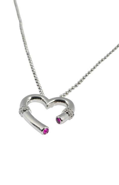 Open Heart Necklace 