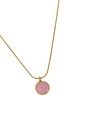 Pink Stone Necklace
