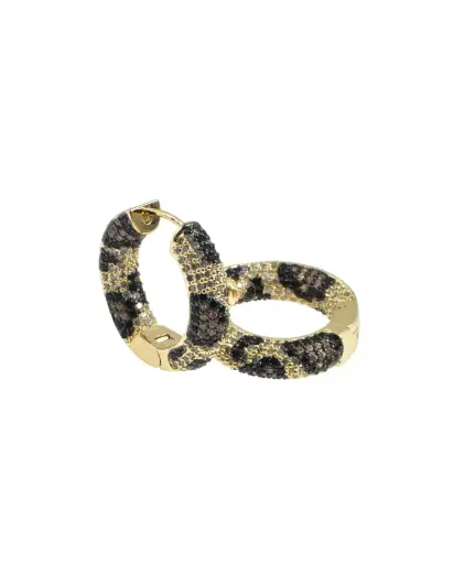 [ARS003C006] Leopard print earrings